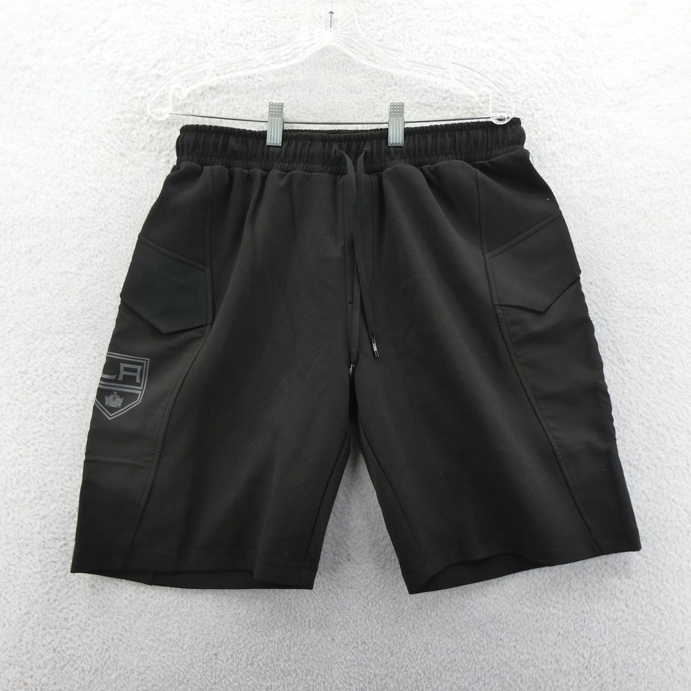 MSX Shorts Men Large Los Angeles Kings Black NHL Hockey Michael Strahan Athletic